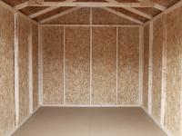  8x10 Economy Style Madison Peak Storage Shed Interior