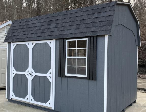 10x12' Heavy Duty Gambrel Barn Roof Shed