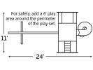 Pine Creek Giggle Junction GA-44-6 Swing Sets, Play Sets in Martinsburg WV 25404